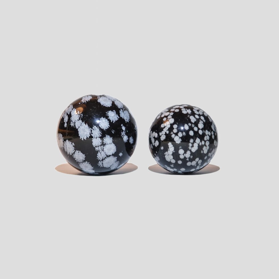snowflake obsidian sphere