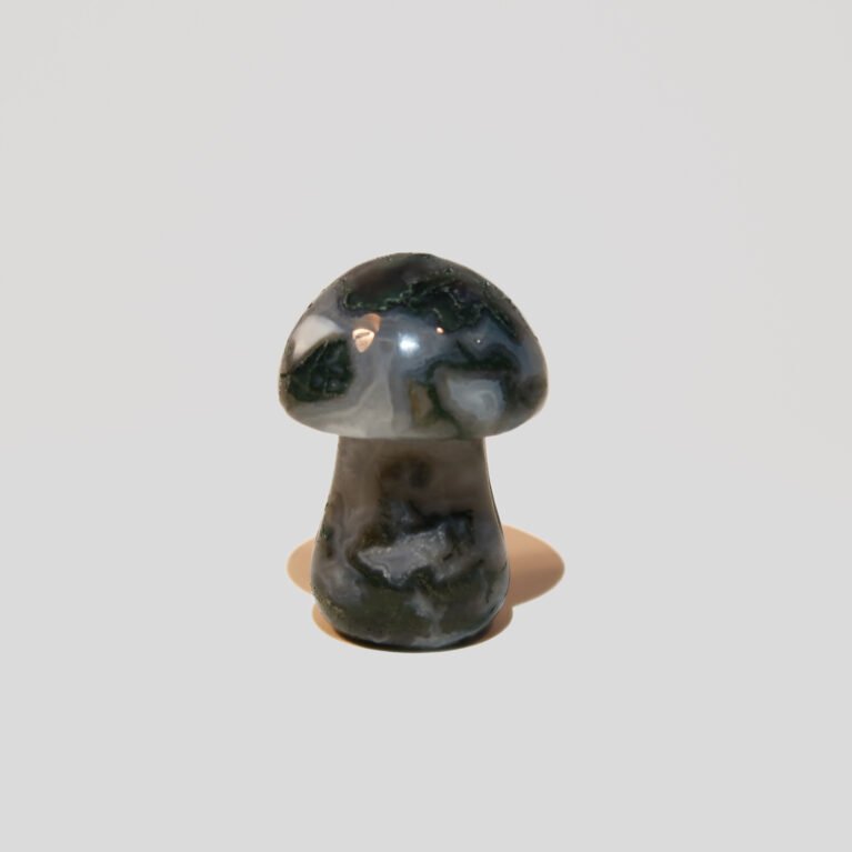 Moss Agate Mushroom B