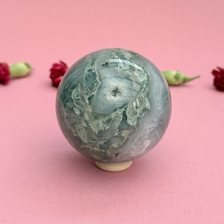 Moss Agate Sphere