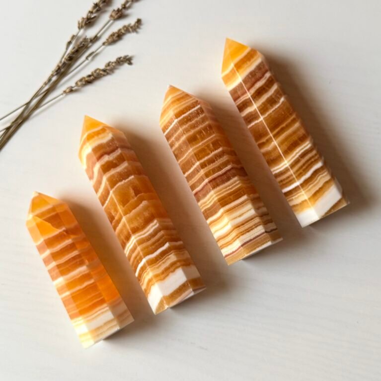 Orange Calcite Tower