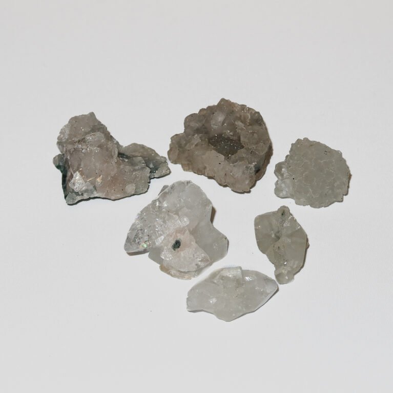 White Appophyllite Cluster