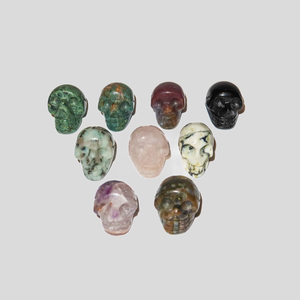 crystal mini skull