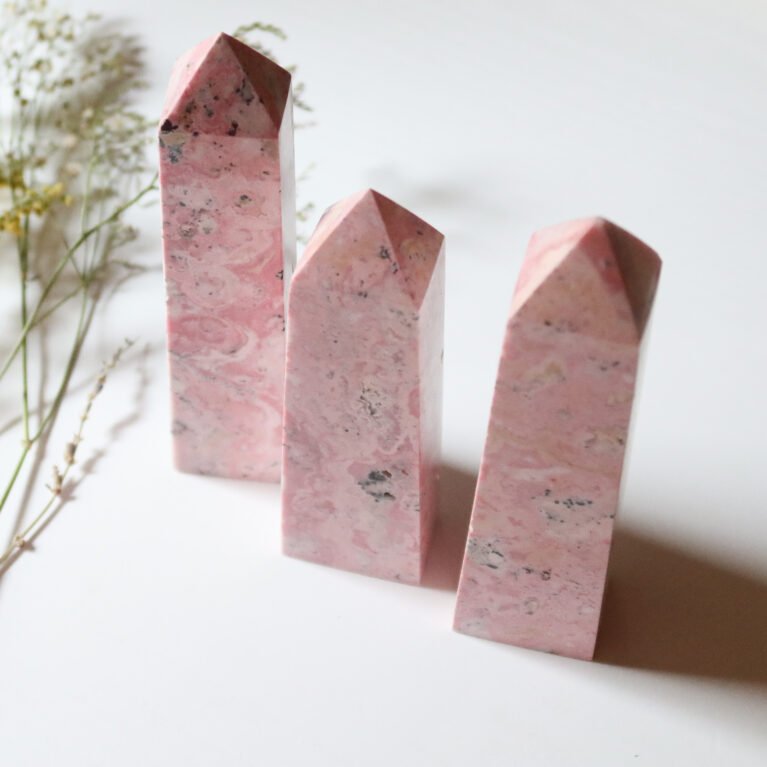 Peruvian Rhodonite Tower