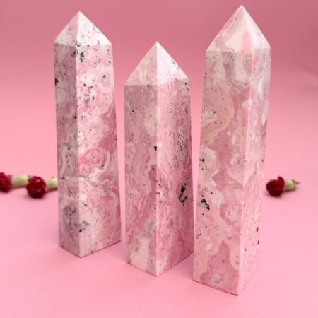 Peruvian Rhodonite Tower