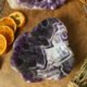 Chevron Amethyst Trinket Dish