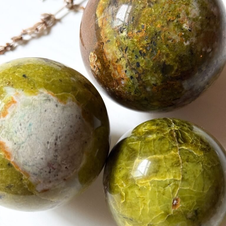 Green Opal Sphere