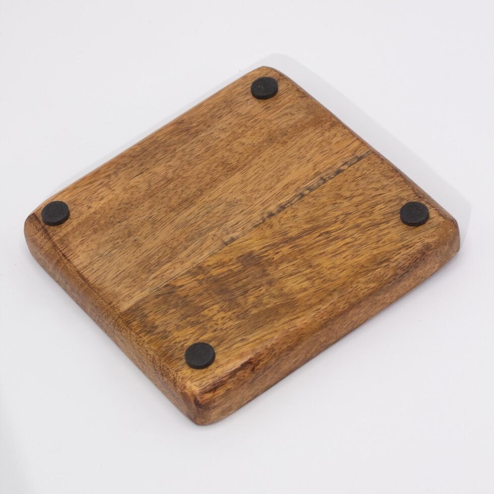 Big Enameled Square Trinket Tray - The Sun